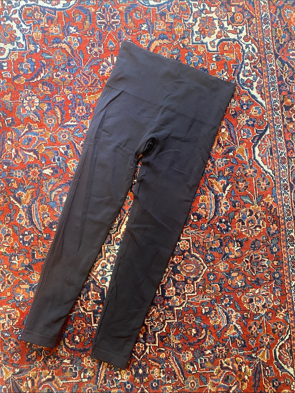 SPANX Black High-Waist Leggings - Solid Black